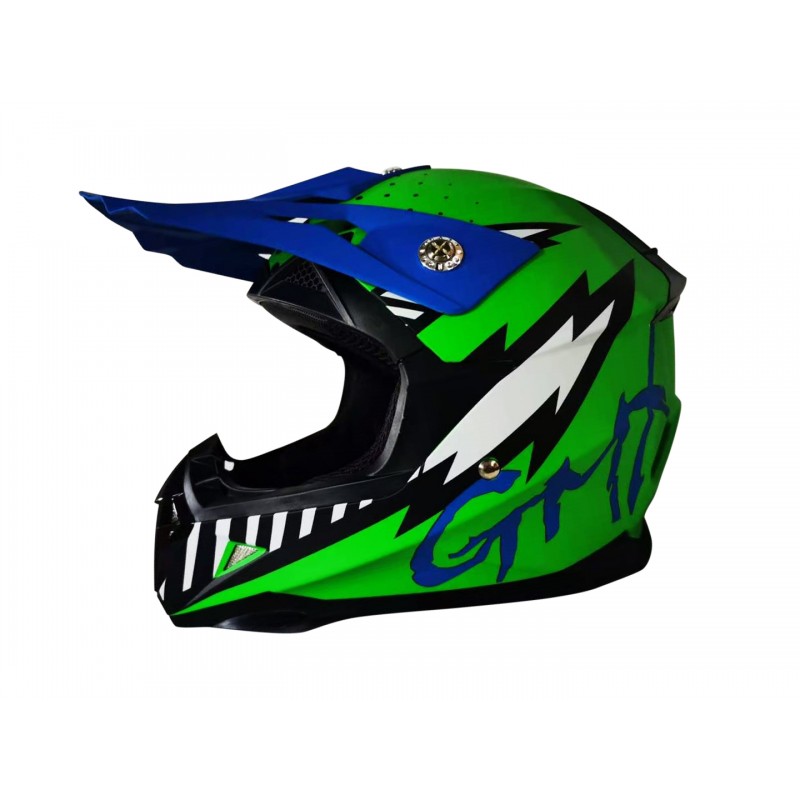 Dirt bike best sale helmets green